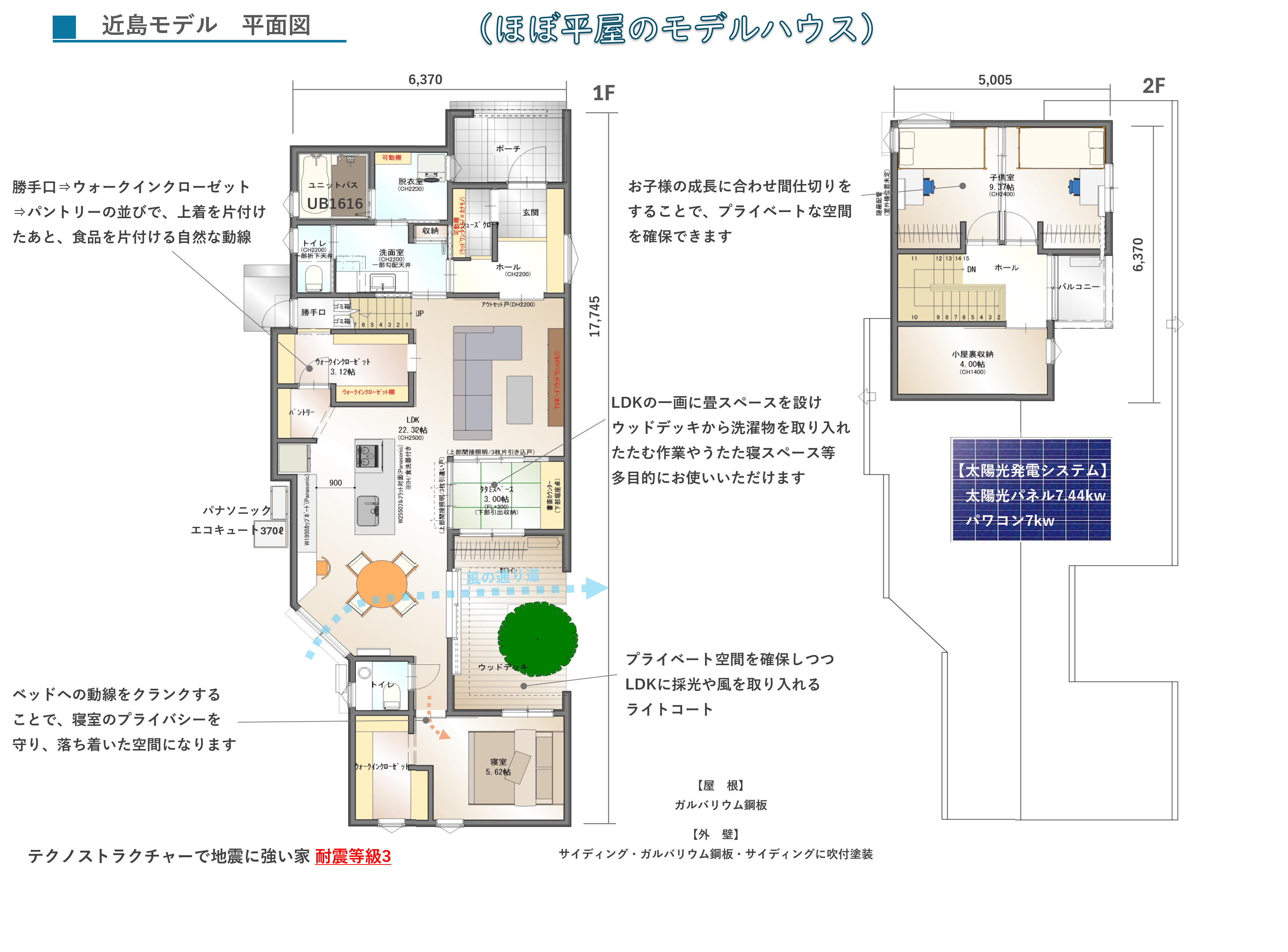 近島モデルハウス間取り